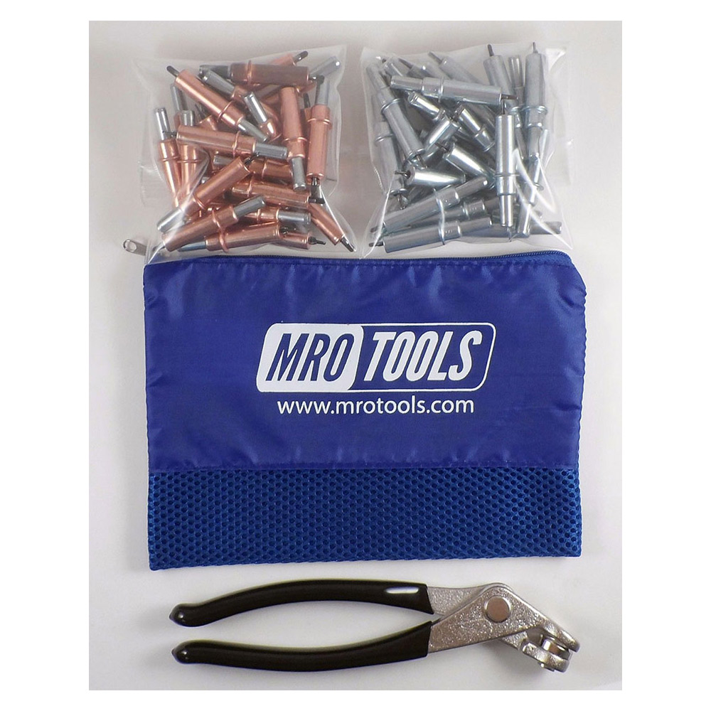 K4S503 Standard 01/4'' 25 1/8'' & 25 3/32'' Cleco Fasteners Kit w