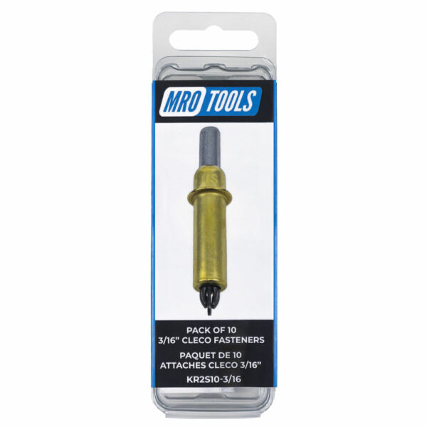 100 Pezzi Di Fermagli Per Lamiera Cleco 3/16'' Con Borsa Di Trasporto – Fissaggi Temporanei Per Carrozzeria E Aeromobili, K2S100-3/16