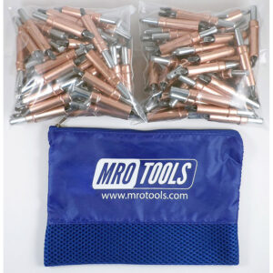KHD2S150-1/4 Heavy Duty 0-1/2'' Plier Operated Cleco Fasteners 150 Piece Kit w/ Carry Bag