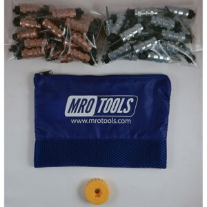 KHN4S50-3 Standard 0-1/2'' Hex-Nut 25 1/8'' & 25 3/32'' Cleco Fasteners Kit w/ HBHT Tool & Carry Bag