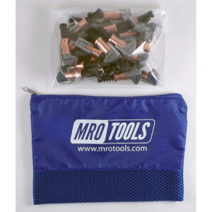 KSG1S25 1/2 x 1/2 Cleco Side-Grip Clamps (Set of 25) w/ Mesh Carry Bag